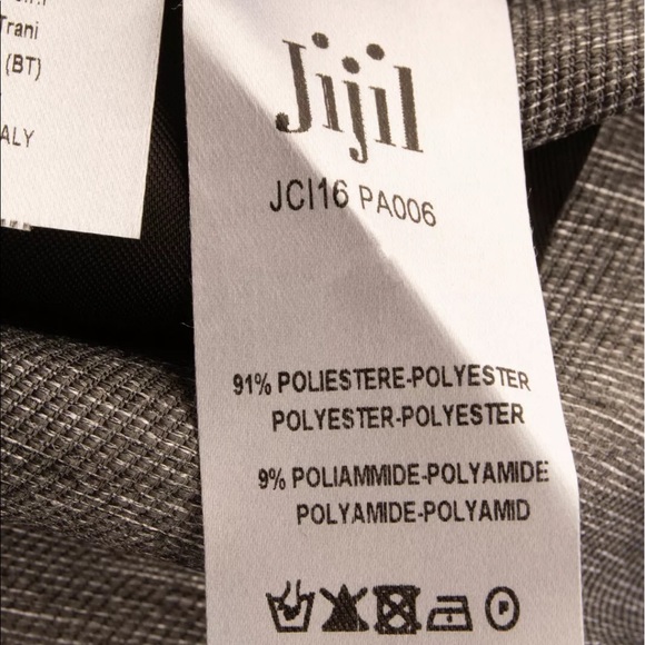 Satin Flared Capri Trousers Zip Side Made in Italy - Picture 5 of 7